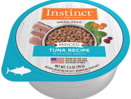 Instinct Adult Grain Free Minced Recipe with Real Tuna Natural Cat food Cups Discount