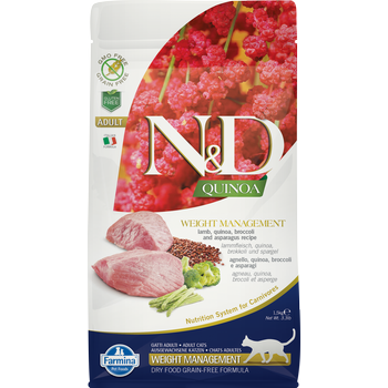 Farmina Cat Dry QUINOA GF LID Weight Management Lamb For Sale