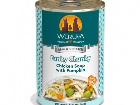 Weruva Funky Chunky Chicken Soup with Pumpkin Canned Dog Food Cheap