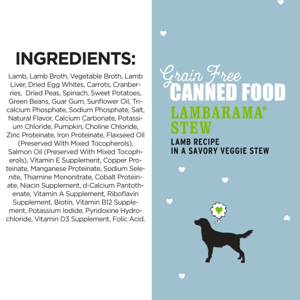 I And Love And You Grain Free Lambarama Stew Canned Dog Food Hot on Sale