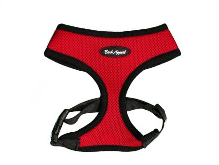 Bark Appeal EZ pull over Harness Red Sale