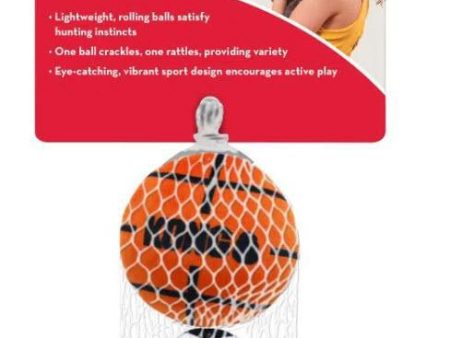 Kong Cat Sport Balls Assorted 2 pack Supply