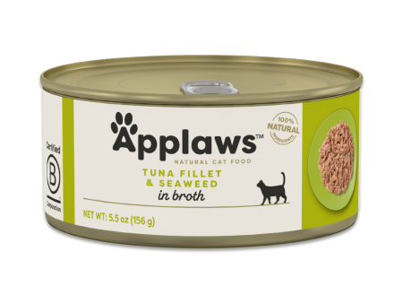 Applaws Natural Wet Cat Food Tuna with Seaweed in Broth Online now