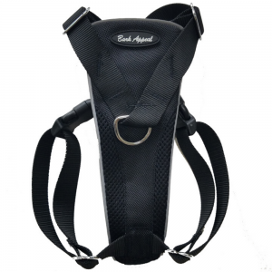 Bark Appeal Reflective Control Harness Black Fashion