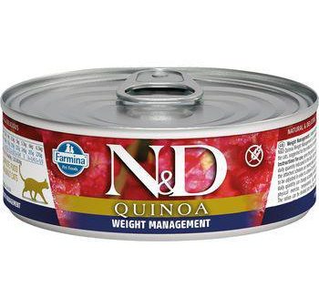 Farmina N&D Quinoa Cat Can Weight Management - Lamb 2.8oz Online now