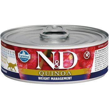 Farmina N&D Quinoa Cat Can Weight Management - Lamb 2.8oz Online now