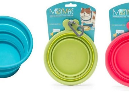 Messy Mutts Feeder Bowl Collapsible Silicone 3 Cup For Cheap