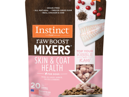 Instinct Raw Boost Mixers Grain Free Skin & Coat Health Freeze Dried Raw Dog Food Topper Online Sale