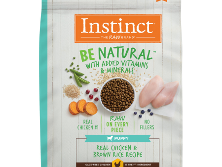 Instinct Be Natural Puppy Chicken & Brown Rice Recipe Dry Dog Food Online