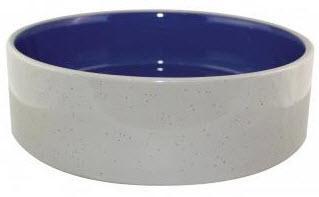 Ethical Spot Ceramic Dog Dish Blue 9.5  Hot on Sale