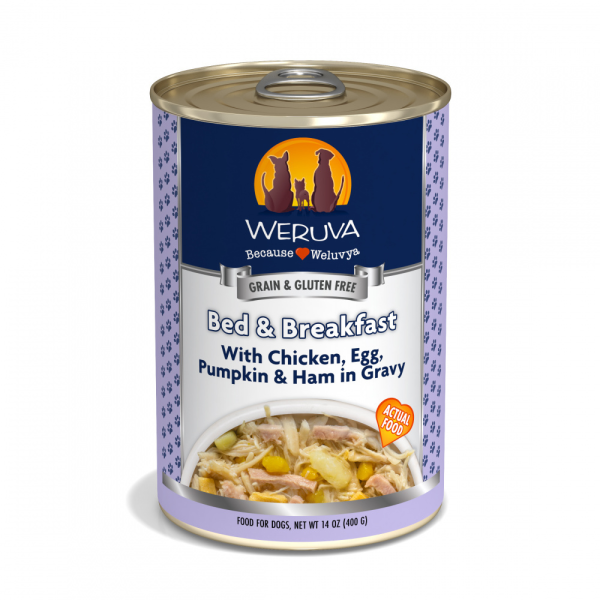 Weruva Bed & Breakfast with Chicken, Egg, Pumpkin & Ham in Gravy Canned Dog Food Online Sale