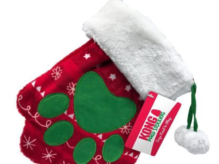 Kong Holiday Stocking Paw Large Sale