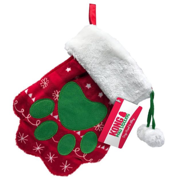 Kong Holiday Stocking Paw Large Sale