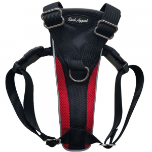 Bark Appeal Reflective Control Harness Red Online Sale