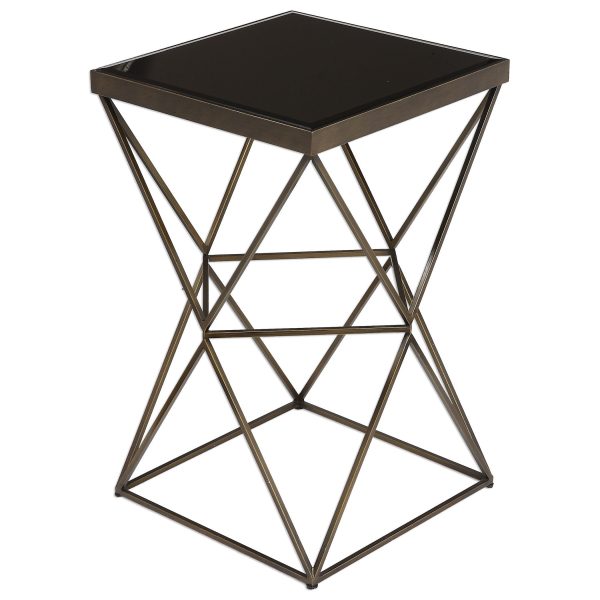 Uberto Caged Frame Accent Table Cheap