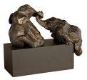 Playful Pachyderms Bronze Figurines For Cheap