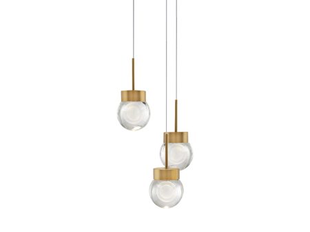 Double Bubble Round LED Multi Pendant Light Online now