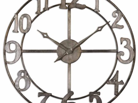 Delevan 32inch Metal Wall Clock For Cheap