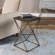 Uberto Caged Frame Accent Table Cheap