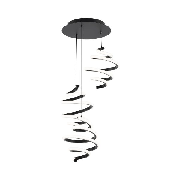 Whirl LED Multi Pendant Light For Sale