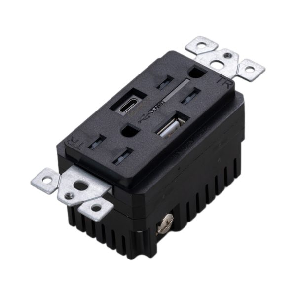 Combination Duplex Outlet Module with USB-A and USB-C Ports Fashion