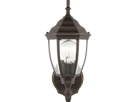 Bakersville Outdoor Oval Glass Wall Light Hot on Sale