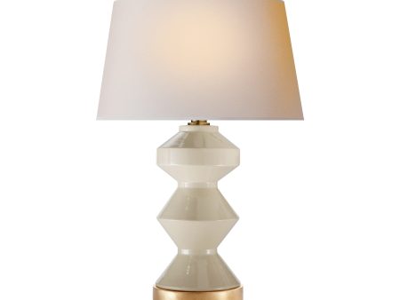 Weller Zig-Zag Table Lamp For Sale