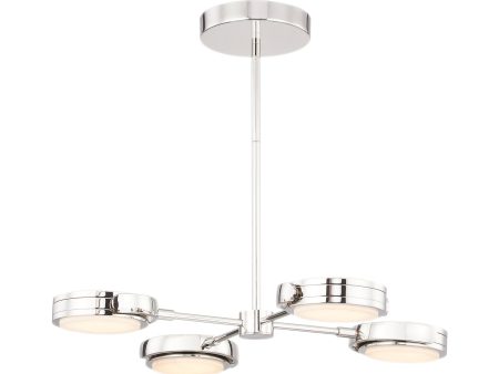 Blanco LED Multi Light Pendant Light by Alora Lighting - OVERSTOCK Online Hot Sale