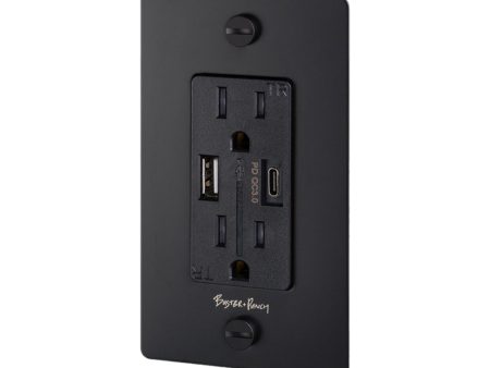 1G Combination Duplex Outlet with USB-A and USB-C Ports Fashion