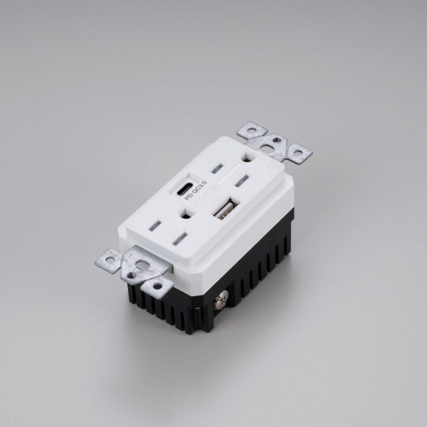 Combination Duplex Outlet Module with USB-A and USB-C Ports Fashion