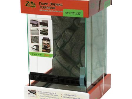 Zilla Front Opening Terrariums 1 Each 12 X 12 X 20 in by Zilla Online