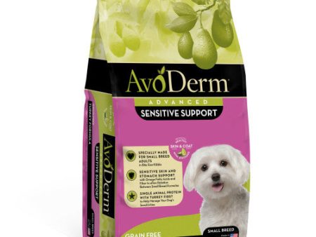 AvoDerm Natural Advanced Sensitive Support Small Breed Turkey Formula Dry Dog Food 1 Each 4 lb by Avoderm Online now