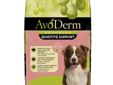 AvoDerm Natural Advanced Sensitive Support Salmon & Oatmeal Formula 1 Each 22 lb by Avoderm Online now