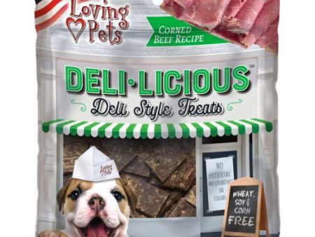 Loving Pets Deli-Licious Dog Treats Corned Beef, 1 Each 6 Oz by Loving Pets Cheap