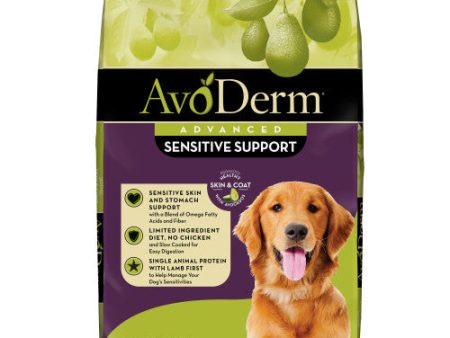 AvoDerm Natural Advanced Sensitive Support Lamb & Sweet Potato Formula Dry Dog Food 1 Each 22 lb by Avoderm Fashion