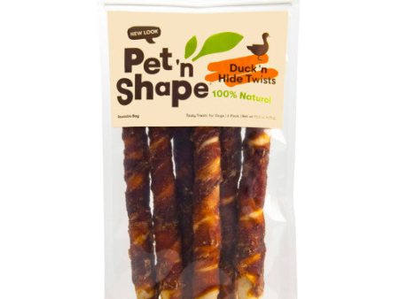 Pet  N Shape Duck Hide Twists Dog Treats 1 Each 15.3 Oz, 6 Pack by Pet  n Shape Online Hot Sale