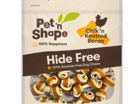 Pet  N Shape Chik n Knotted Bones Hide-Free Dog Treat 1 Each 20 Count by Pet  n Shape For Cheap