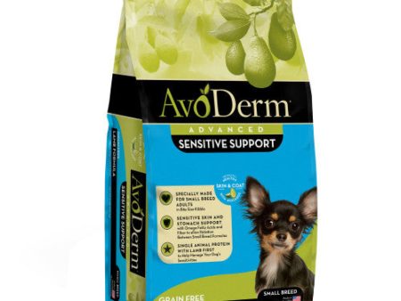 AvoDerm Natural Advanced Sensitive Support Small Breed Lamb Formula Dry Dog Food 1 Each 4 lb by Avoderm Fashion