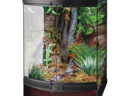 Zilla Front Opening Terrariums Bow Front, 1 Each 18X21X25 by Zilla Online