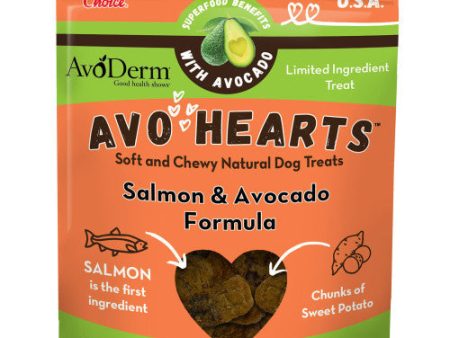 AvoDerm Natural AvoHearts Natural Dog Treats Salmon & Avocado, 1 Each 5 Oz by Avoderm For Discount