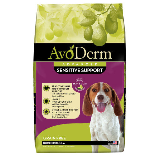 AvoDerm Natural Advanced Sensitive Support Duck Formula Dry Dog Food 1 Each 22 lb by Avoderm Sale