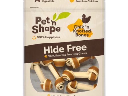 Pet  N Shape Chik n Knotted Bones Hide-Free Dog Treat 1 Each 6 Count by Pet  n Shape For Cheap